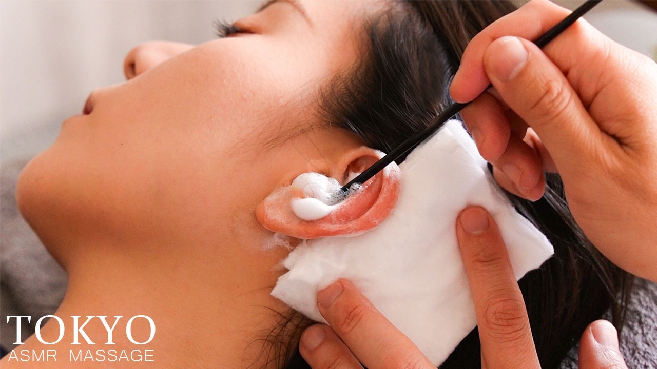 [TOKYO ASMR MASSAGE] 60分钟耳部SPA助眠 | 耳朵清洁 & 耳部按摩